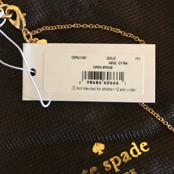 [Kate Spade] Open Spade Necklace - Picture 4 of 5